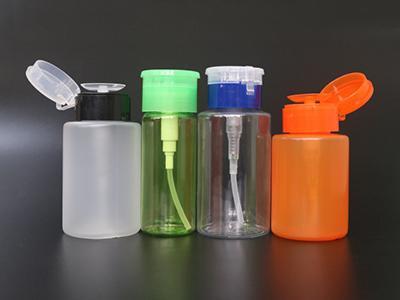 Plastikflaschen für Nagellackentferner